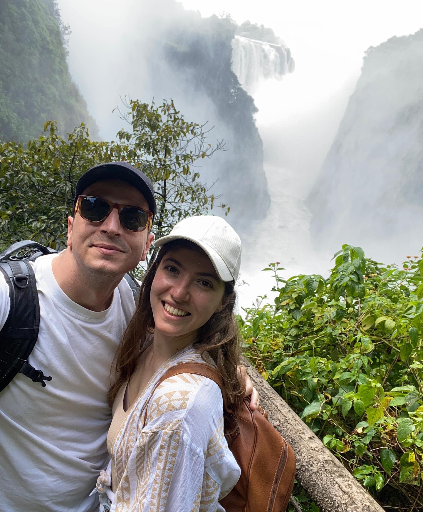 Photo by Marilia Yiallouridou on April 24 2023. May be an image of 2 people and Iguazu Falls. 1