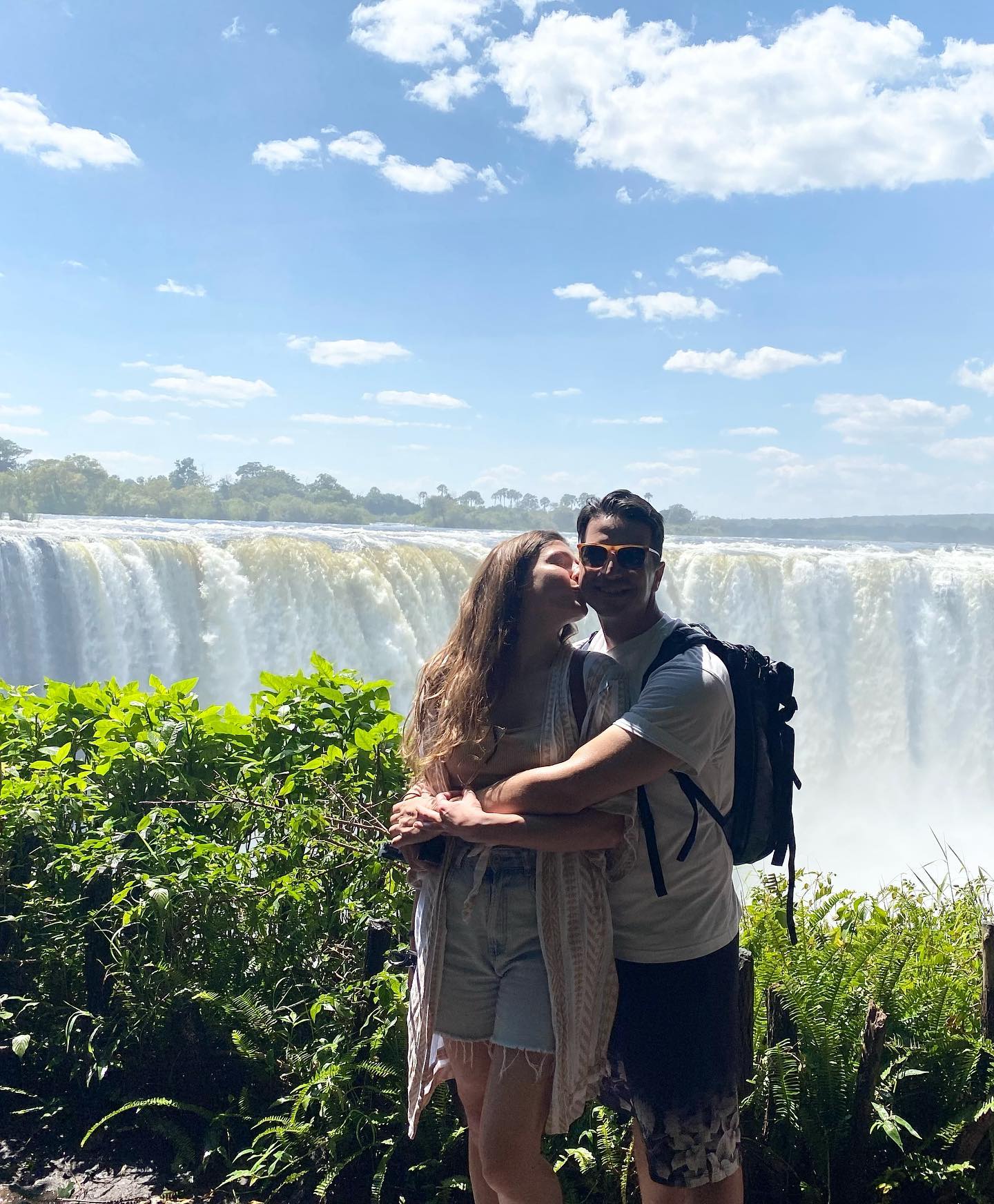 Photo shared by Marilia Yiallouridou on April 24 2023 tagging @andreasvoulgaris. May be an image of 1 person and Iguazu Falls