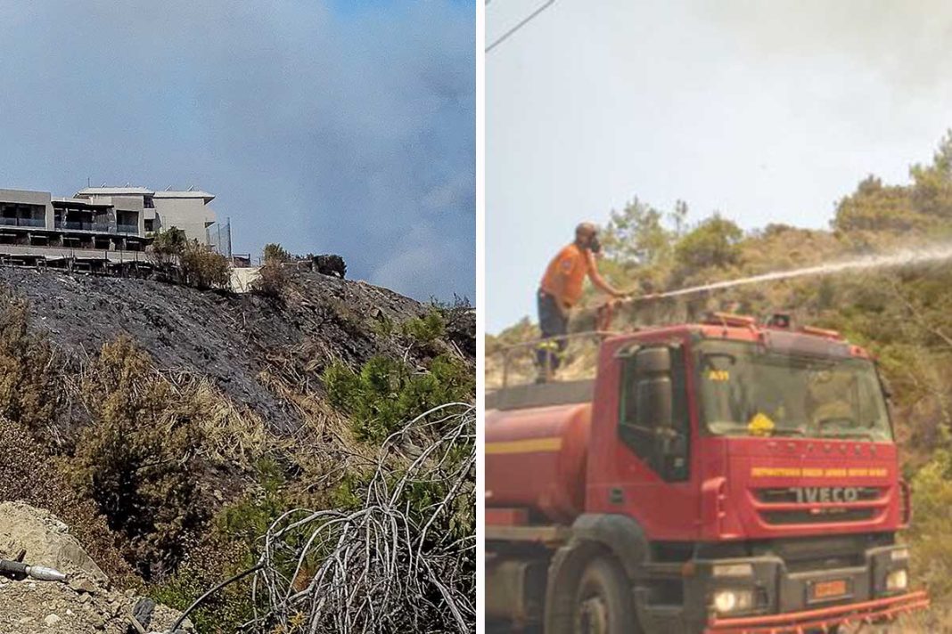 Καταστροφή δίχως τέλος στη Ρόδο, με τις πύρινες γλώσσες να καταπίνουν για 10η ημέρα το νησί