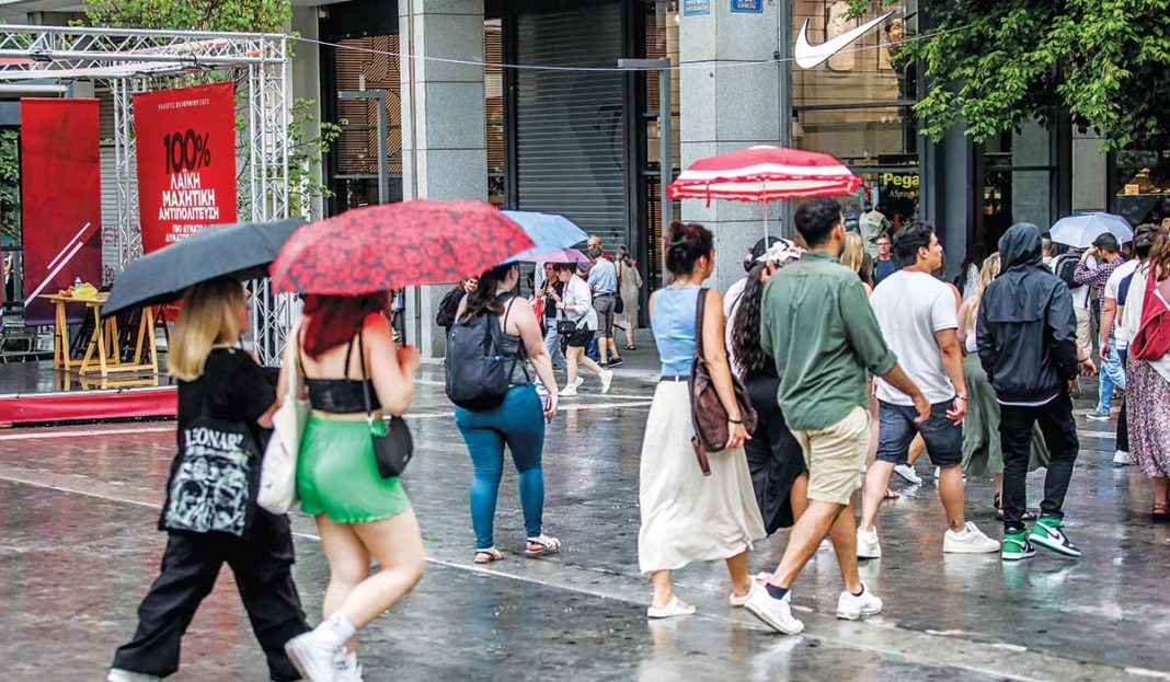Μετά τον καύσωνα έρχονται ισχυροί άνεμοι (μπουρίνια) και καταιγίδες