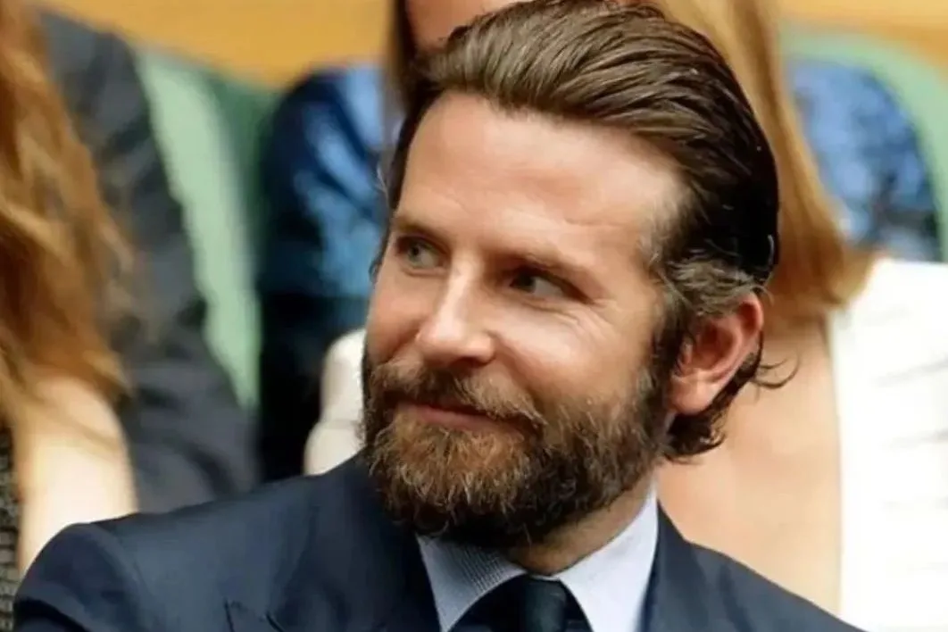 Photo by Bradley Cooper on July 12 2023. May be an image of 1 person beard suit and dinner jacket jpg