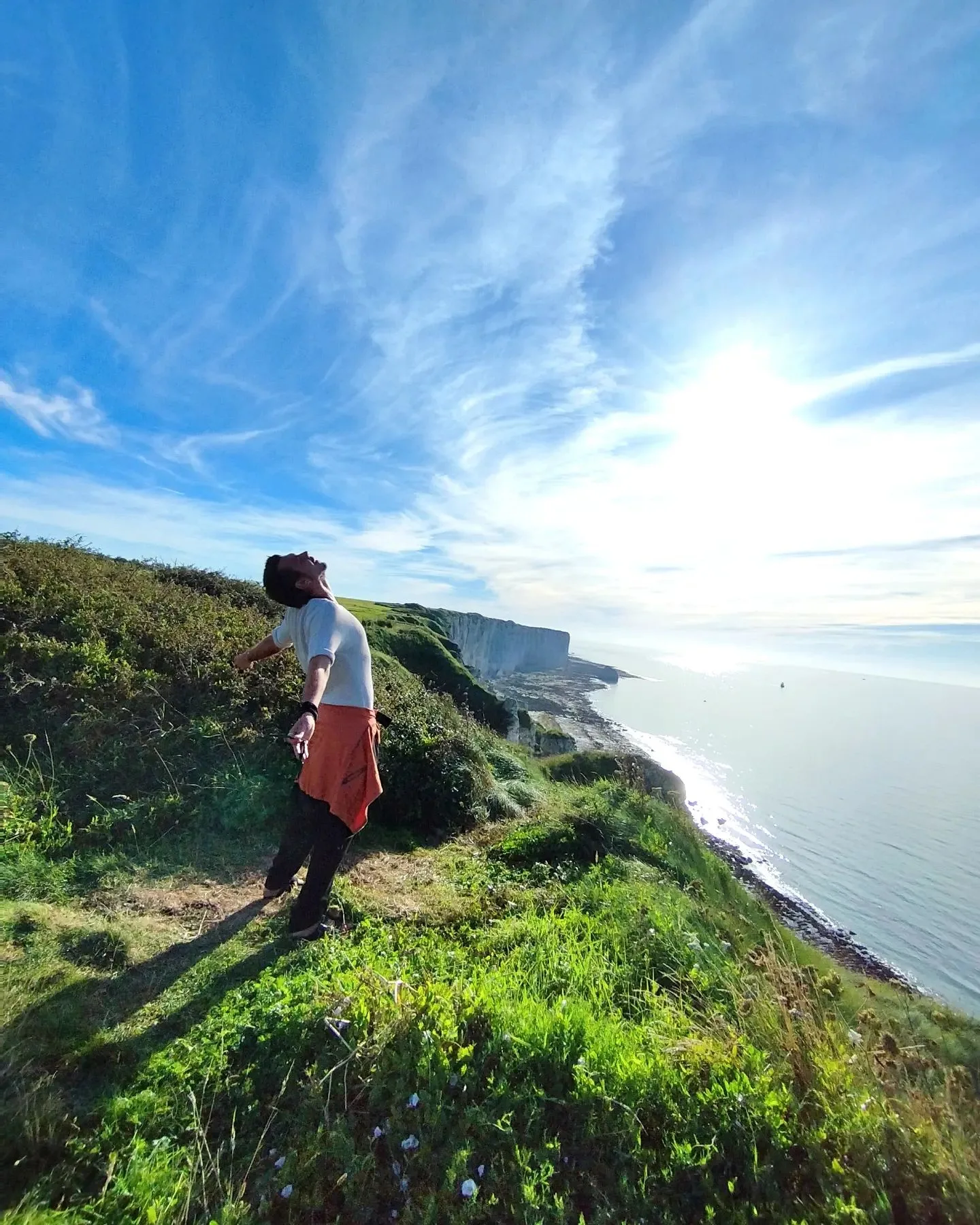 Photo by Ioannis Papazisis in Etretat Normadie. May be an image of 1 person horizon and ocean jpg