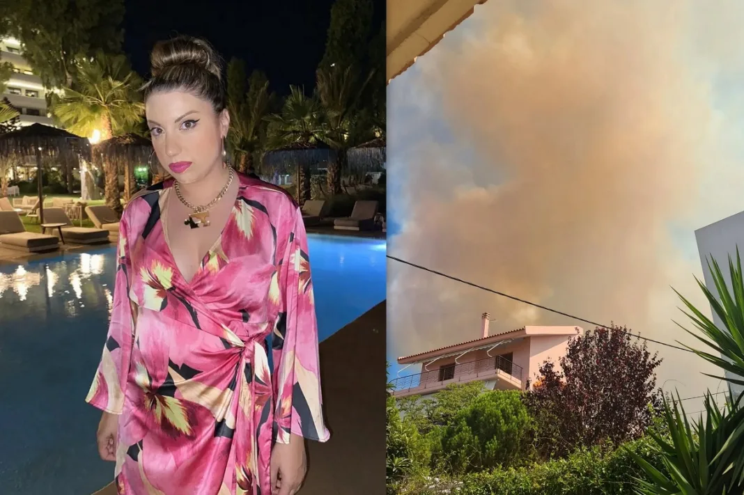 Δύσκολες ώρες για τη Μελίνα Μακρή – Η φωτιά πλησιάζει το σπίτι της