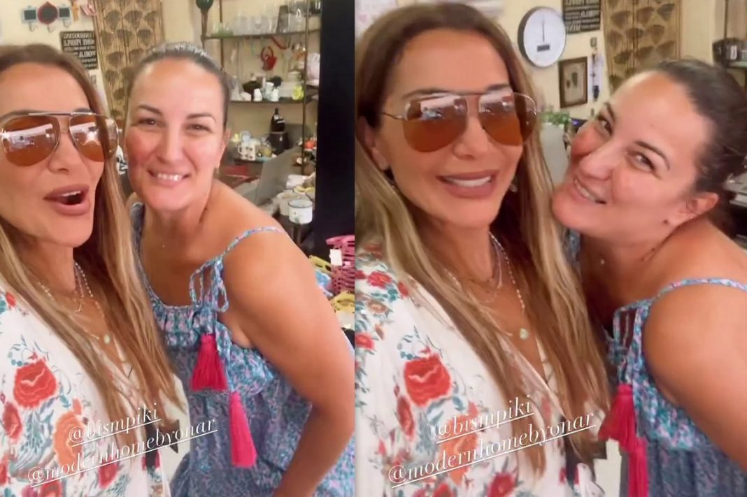 Η αδελφή του Μπισμπίκη άνοιξε μαγαζί και η Βανδή έσπευσε να ψωνίσει