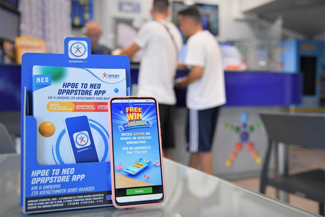 FREEWIN: Εντελώς δωρεάν μέσω του OPAP Store App για κέρδη έως και 100.000 ευρώ καθημερινά