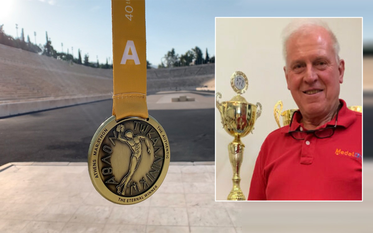 Πολ Σέλμπι: Ο άνθρωπος πίσω από τα αναμνηστικά μετάλλια του Αυθεντικού Μαραθωνίου