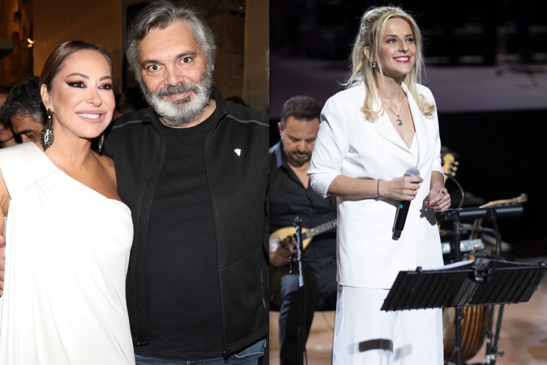 Ο Άλκης Κούρκουλος στο Ηρώδειο για να καμαρώσει τη σύντροφό του, Δήμητρα Σταθοπούλου