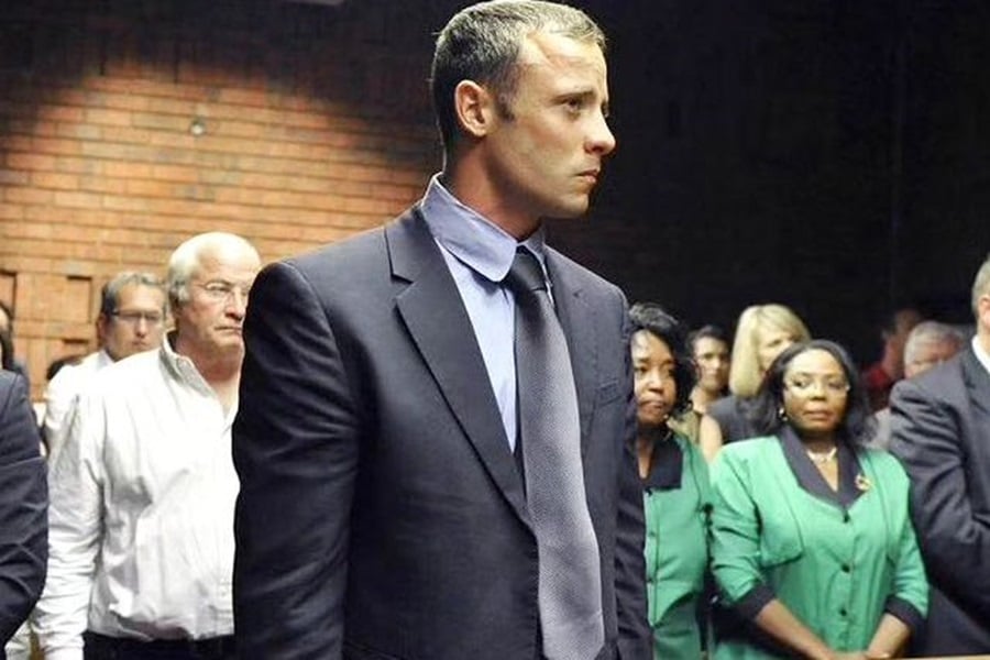 Photo by Calcio e Champagne in Sud Africa with @oscpistorius. May be an image of 7 people people standing suit and blazer