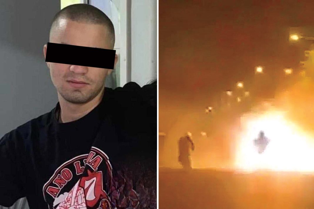 «Σκιά» διάσημου τράπερ ο «φωτοβολίδας χούλιγκαν»