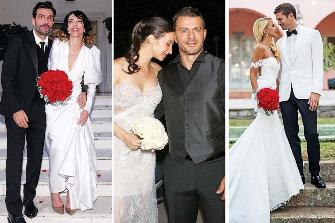 Από το καλοκαίρι και μετά οι γάμοι της showbiz ήταν πολλοί και για όλα τα... γούστα