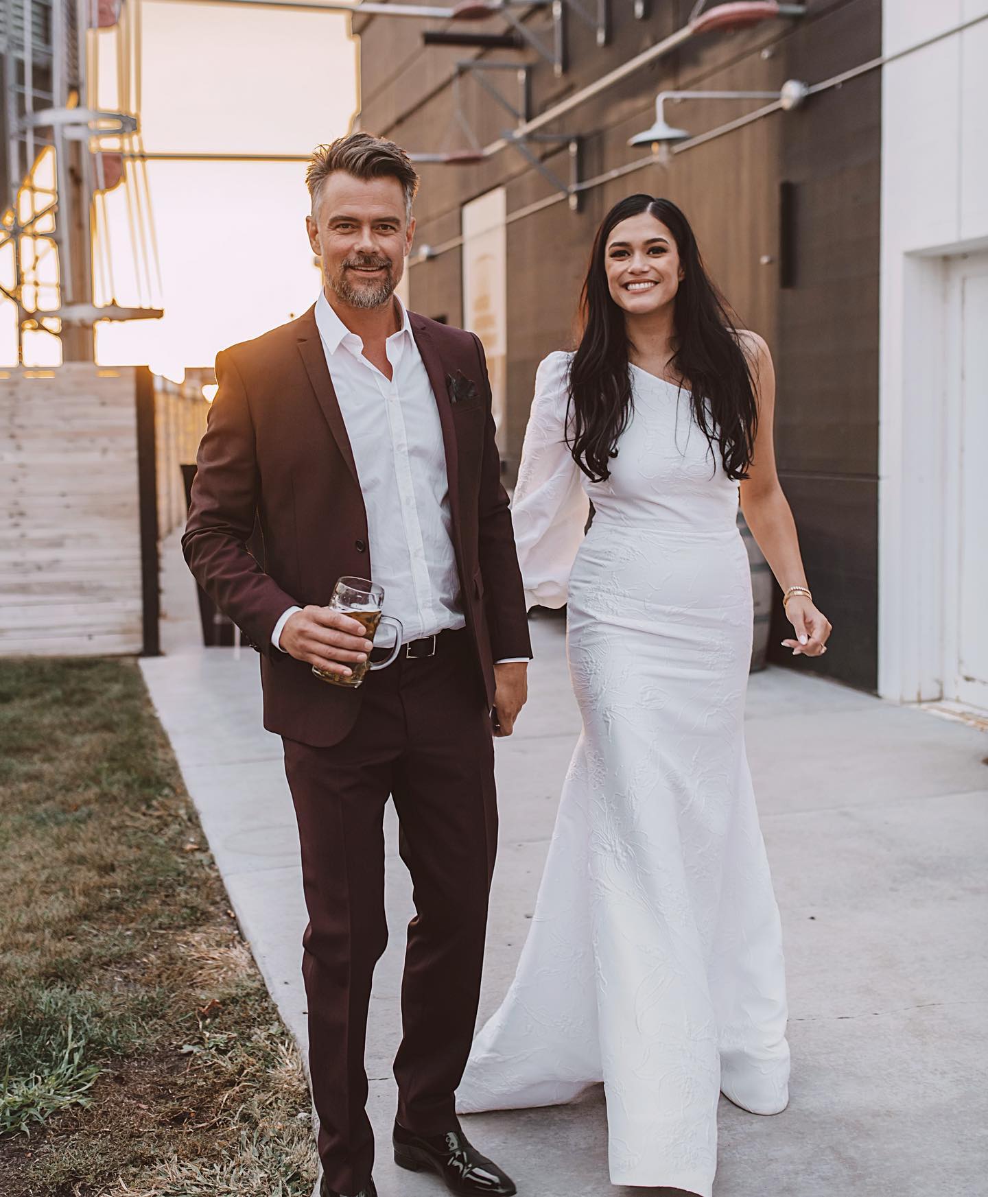 Photo shared by Josh Duhamel on September 15 2022 tagging @fargobrewing @louboutinworld @audramari @annebarge @annebargebridalatelier and @hanrihumanweddings