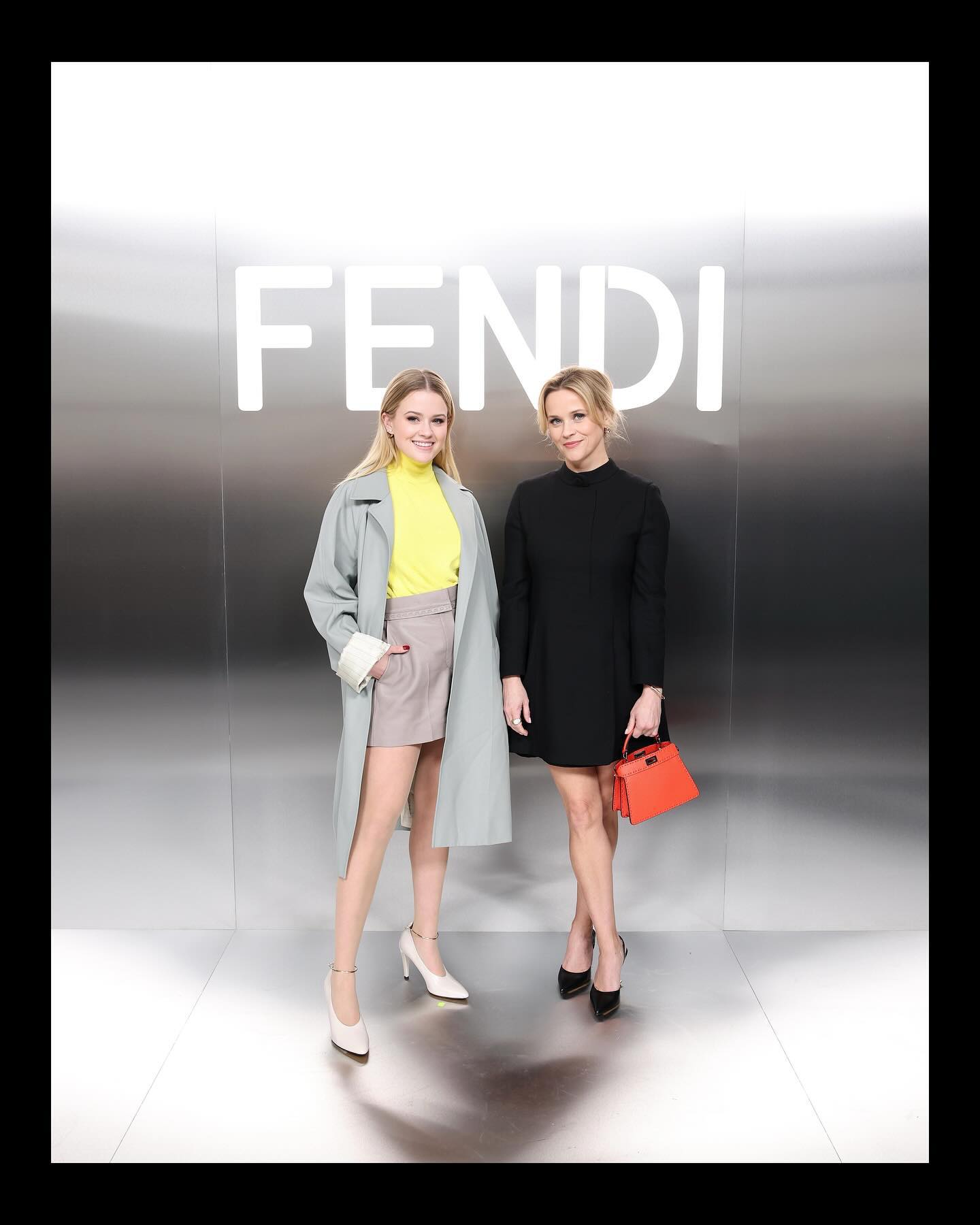 Photo shared by ava on January 25 2024 tagging @fendi and @reesewitherspoon. May be an image of 2 people and
