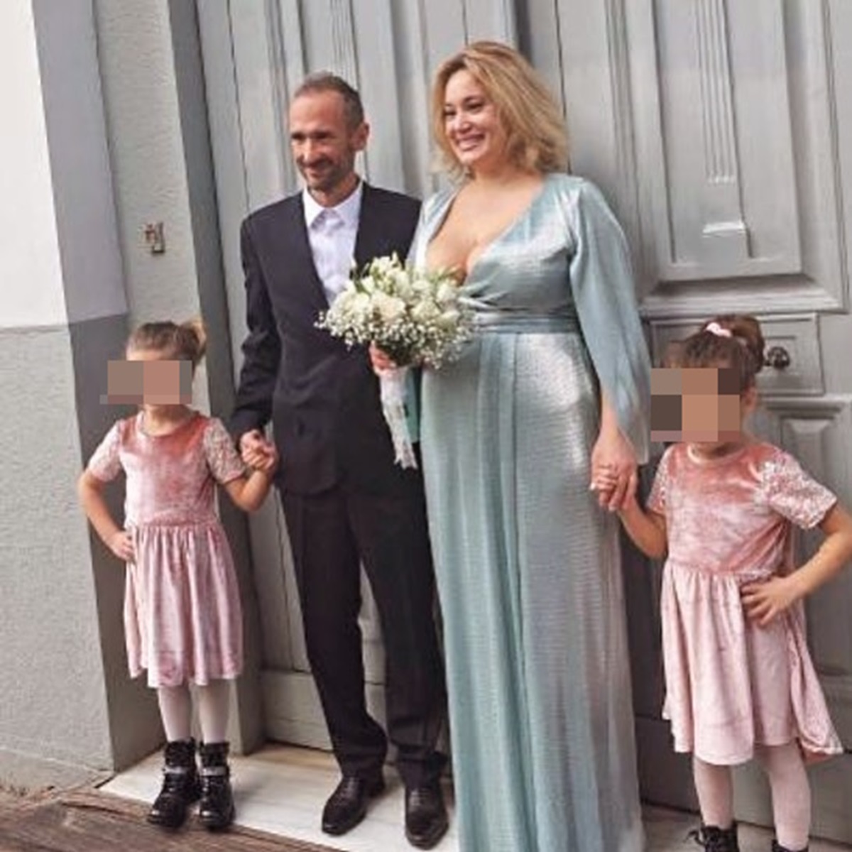 Photo shared by Γιώργος Καραδήμος on January 12 2024 tagging @yop1981. May be an image of 4 people dress and wedding