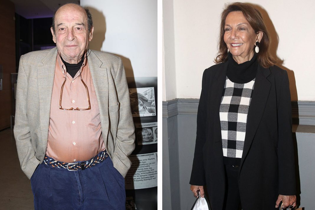 «Κάτοικοι» Αγίας Παρασκευής (;) Μανουσάκης και Παπαοικονόμου