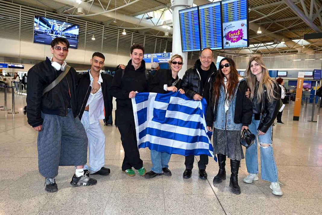 Η Μαρίνα Σάττι αναχώρησε για τη Σουηδία, για να ρίξει τη... ζαριά της στη Eurovision