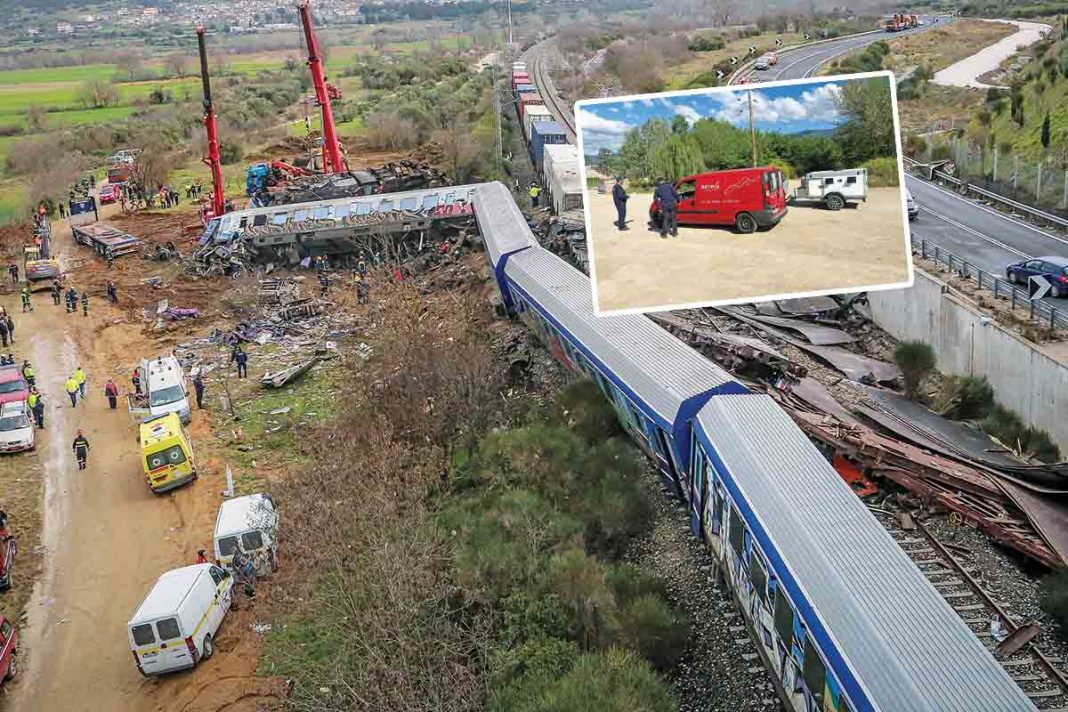 Τέμπη: Βρέθηκε ανθρώπινο οστό επιβάτη στο ιδιωτικό οικόπεδο με τα μπάζα
