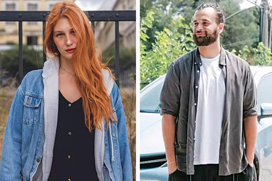 Ζευγάρι με τον τραγουδιστή Χρήστο Αδαμόπουλο η ηθοποιός Θαλασσινή Μποσταντζόγλου