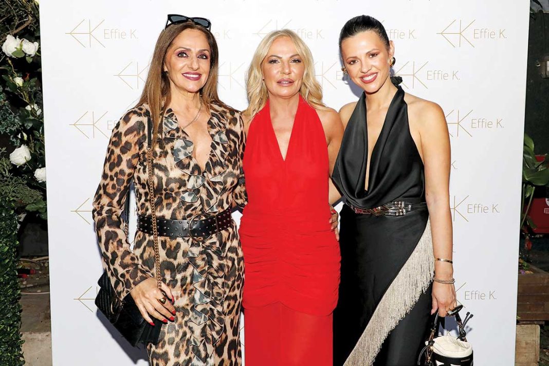 Αστραψαν τα φλας στο λανσάρισμα του brand της Εφης Κωστάκη