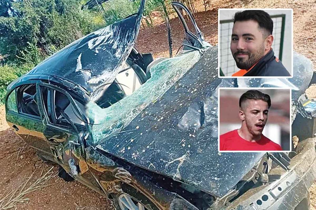 Ενας 31χρονος τερματοφύλακας και ένας πρώην  παίκτης του Λεβαδειακού έσβησαν στην άσφαλτο
