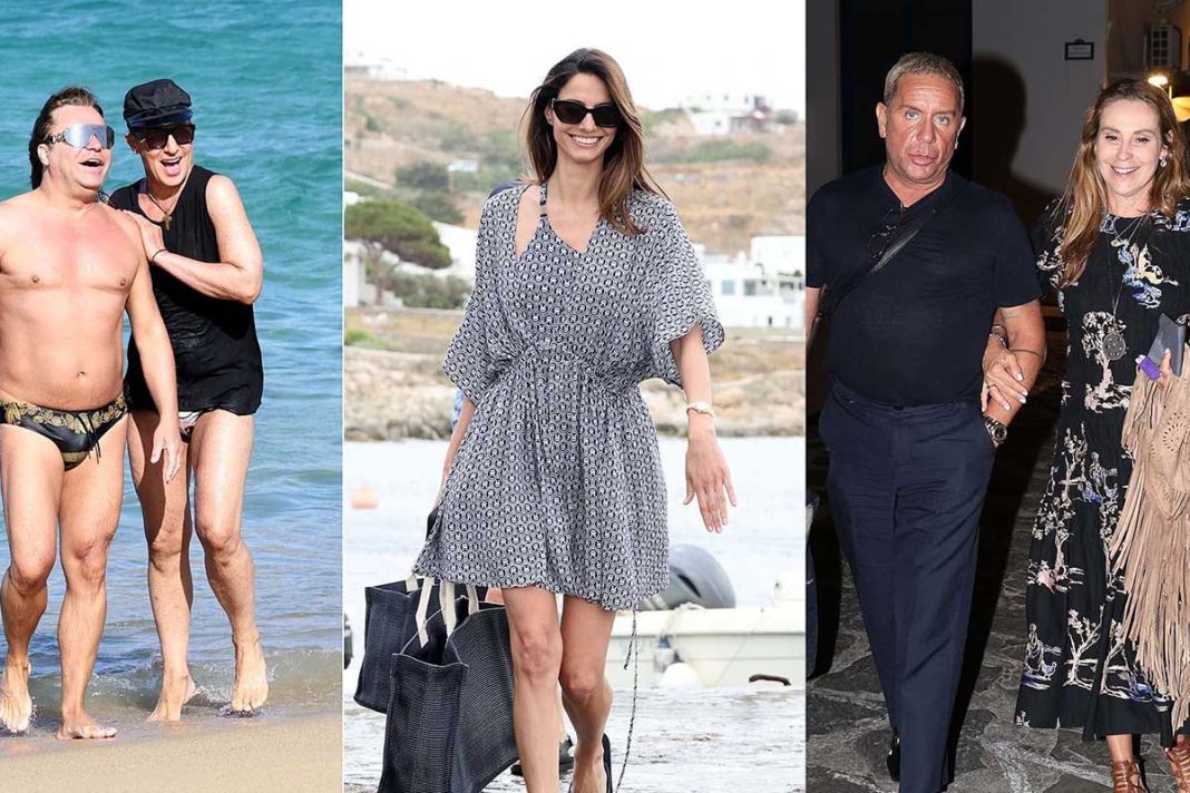 Μύκονος: Η κυρία «Shopping star», η παρέα των Σαμαρά – Kωστέτσου και ο Μαζώ με τη Λιακουνάκου