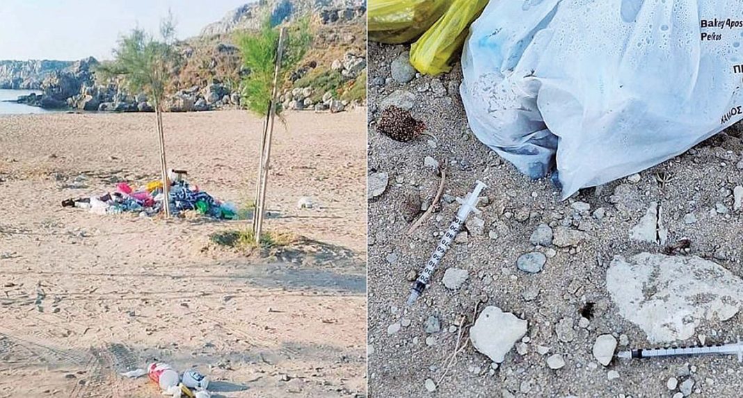 Πρέζα beach στη Ρόδο: Πώς μια παραλία στολίδι μετατράπηκε σε σκουπιδότοπο και απέραντο τεκέ