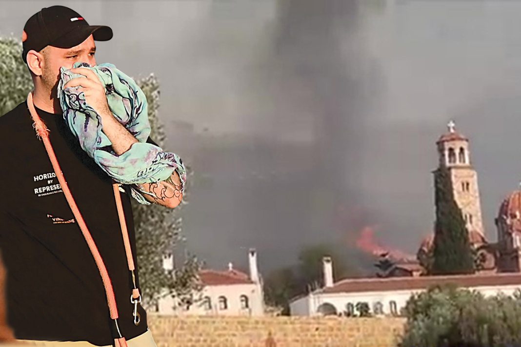 Η φλόγα της πίστης έσωσε το μοναστήρι του Αγίου Εφραίμ!