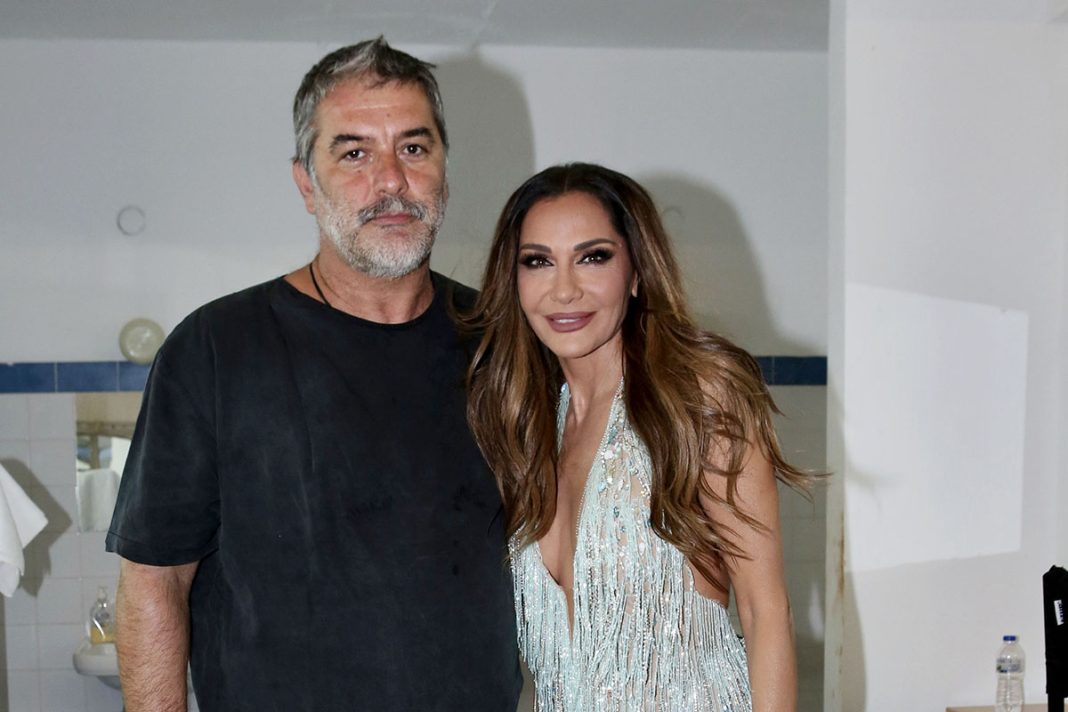 Δέσποινα Βανδή και Βασίλης Μπισμπίκης στην Κρήτη