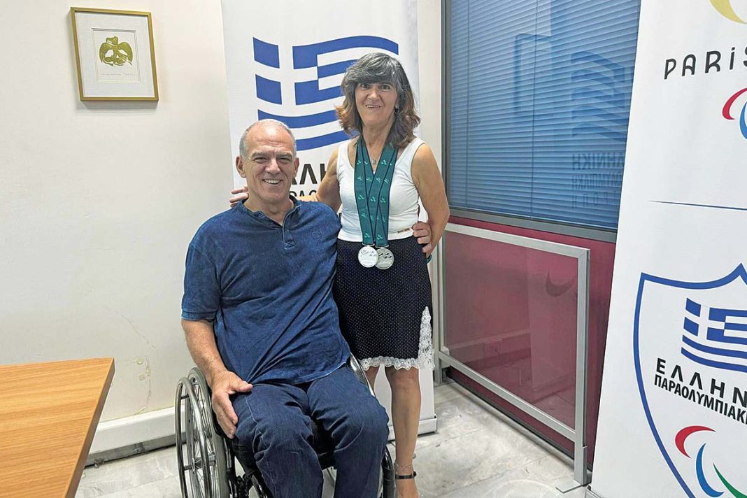 Η Παραολυμπιακή Επιτροπή αντικατέστησε τα μετάλλια που είχαν κάνει «φτερά» από το σπίτι της παραολυμπιονίκου Ελένης Σαμαριτάκη