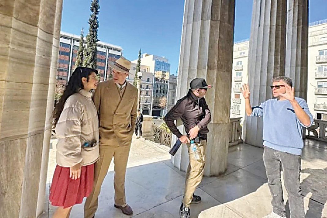 «Φώτα, κάμερα, πάμε» στον...  χωματόδρομο της Πανεπιστημίου