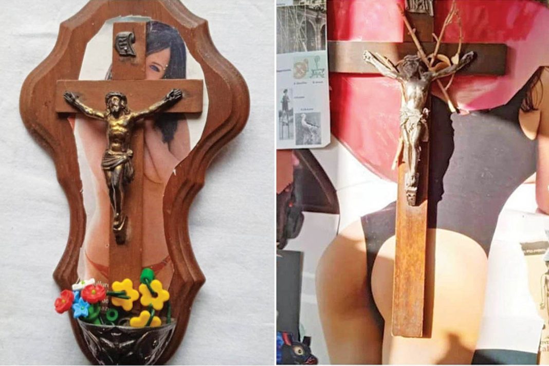 Τα βλάσφημα «έργα τέχνης» του Κατσαδιώτη που «ξέχασε» να βάλει στις αίθουσές της η Εθνική Πινακοθήκη