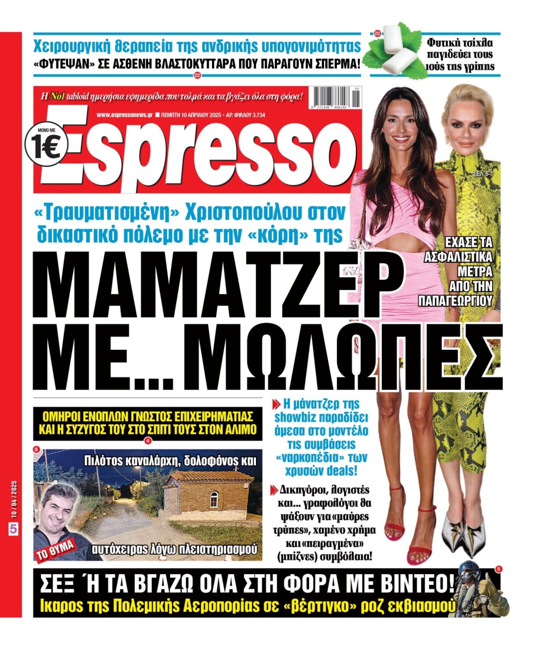Πέμπτη 10/04/2025