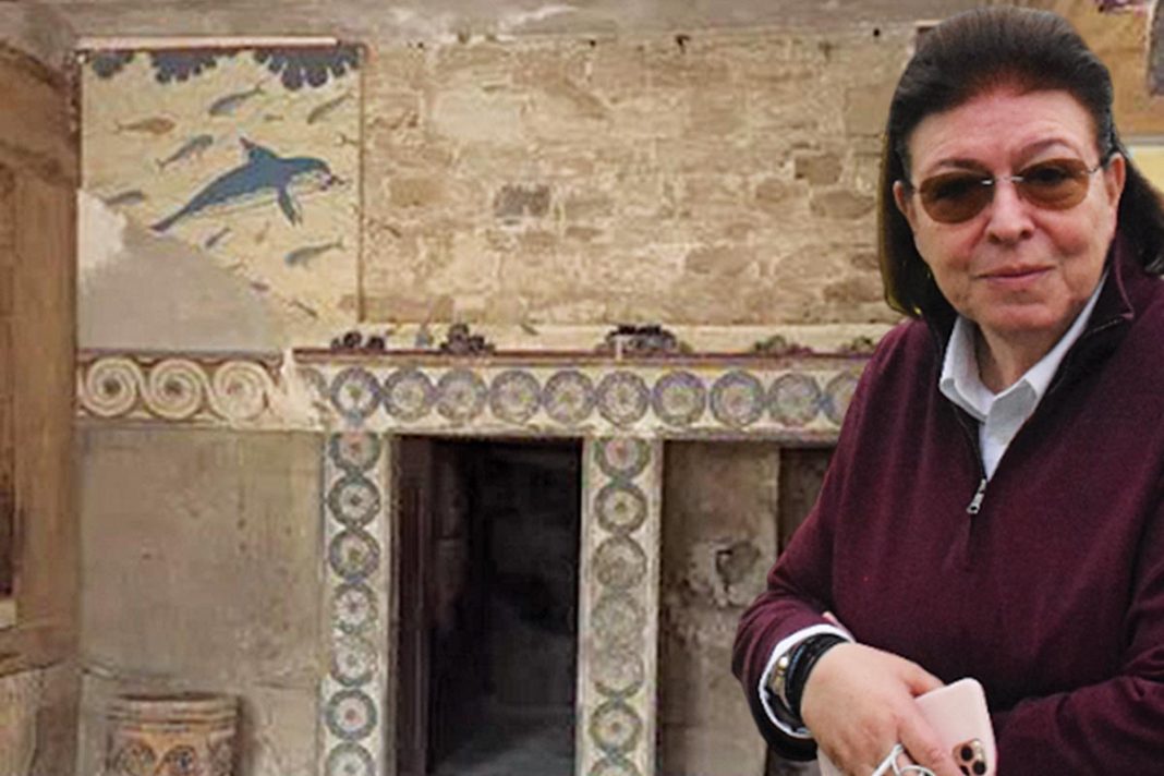 Διεθνώς ρεζίλι ακόμα μία φορά μετά την κατάρρευση της εμβληματικής τοιχογραφίας με τα μινωικά δελφίνια στην Κνωσό
