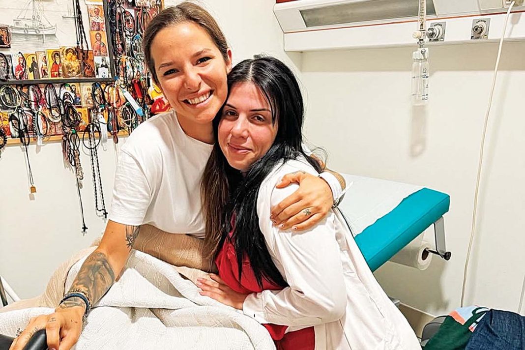 Η συγκίνηση της Εριέττας Κούρκουλου για τη μαία της