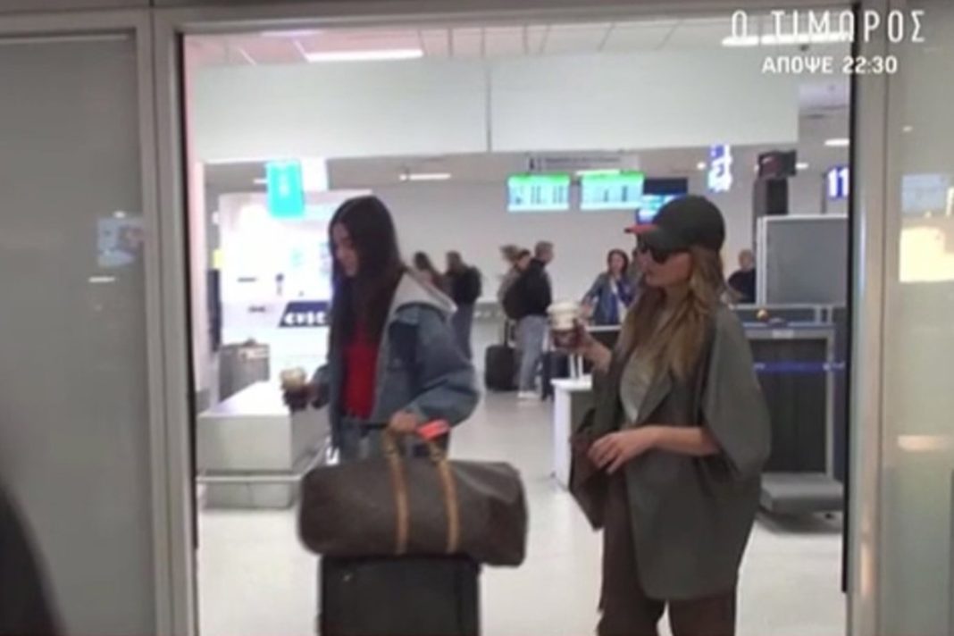 Ενοχλημένη ξανά η Δέσποινα Βανδή με τις κάμερες στο αεροδρόμιο