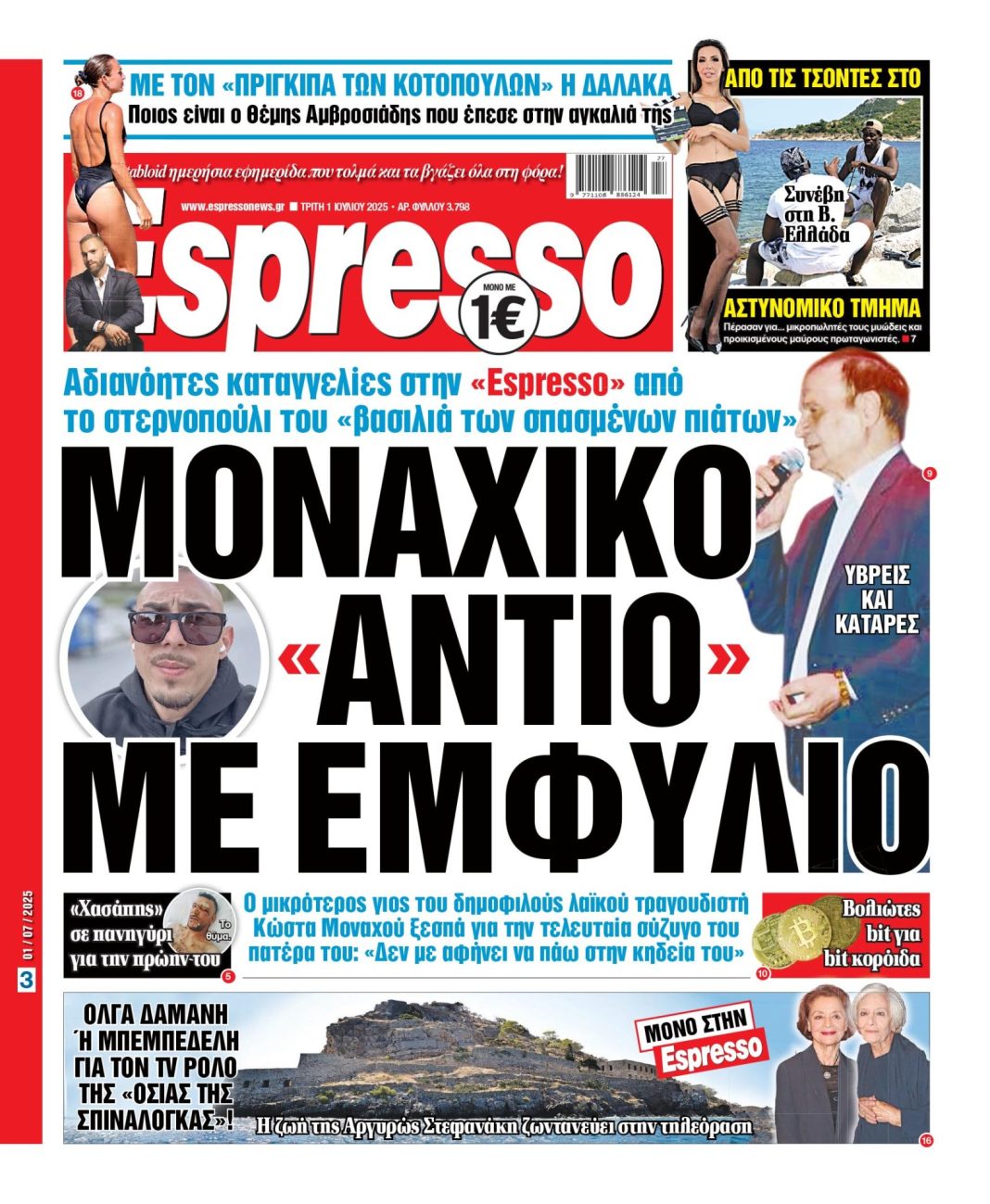 Τρίτη 01/07/2025