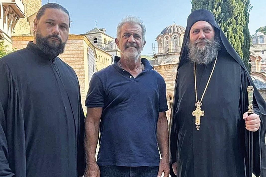 Ο Μελ Γκίμπσον στο Άγιον Όρος