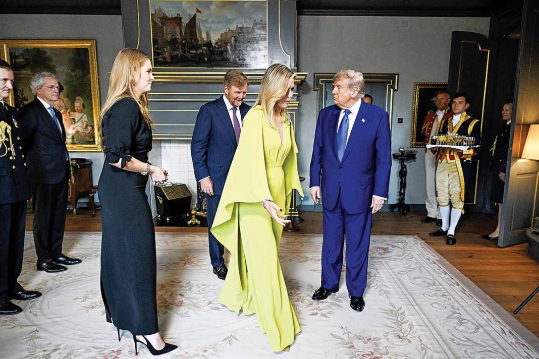 Queen Μαξίμα, μπαμπάκας Τραμπ