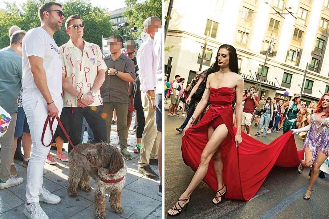 Η οικογένεια Κασσελάκη στο Athens Pride, που φέτος έκλεισε 20 χρόνια