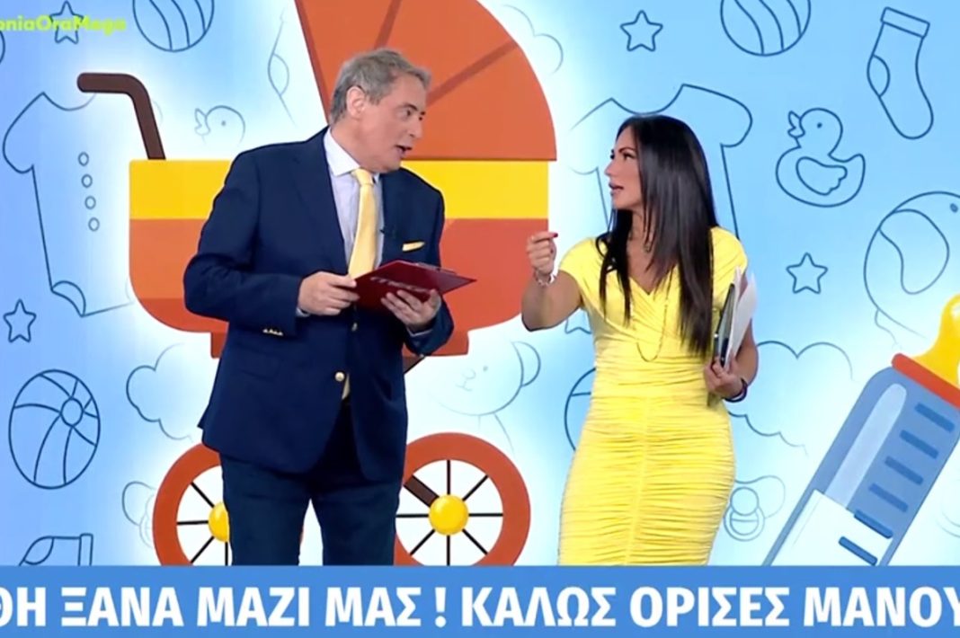 Η Ανθή Βούλγαρη επέστρεψε στο πλατό μετά τη γέννηση του γιου της