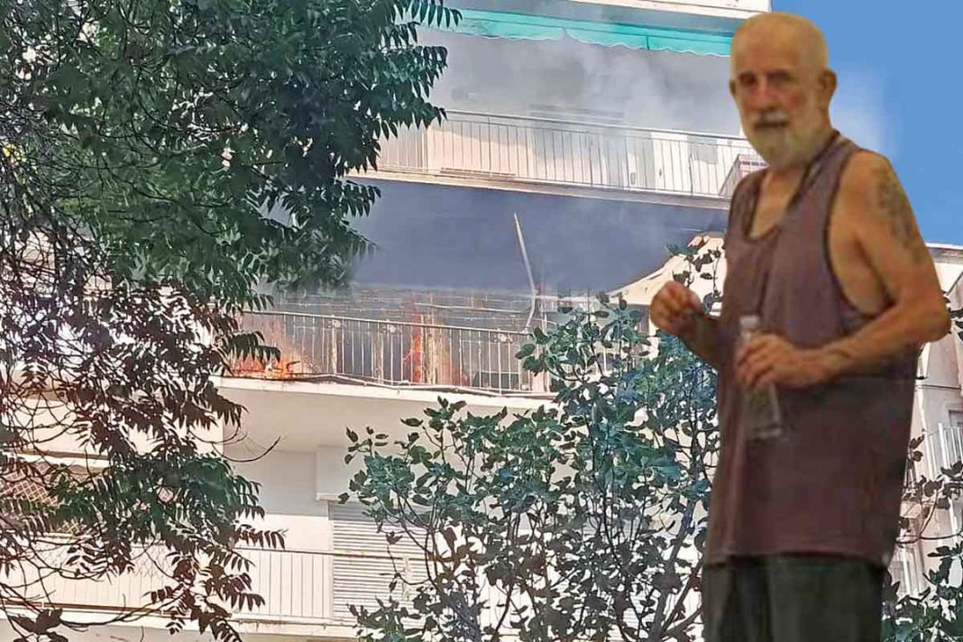 Πέτρος Φιλιππίδης: Άστεγος και σε απόγνωση μετά την πυρκαγιά στο σπίτι του
