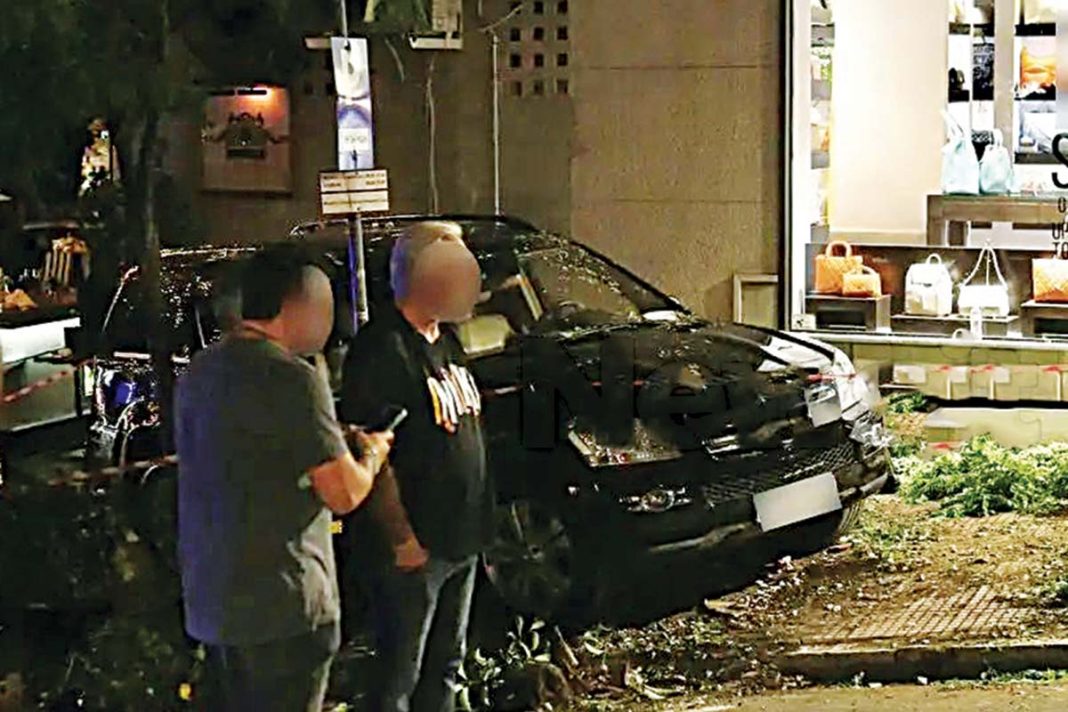 «Τρελό» Ι.Χ. στο Κολωνάκι