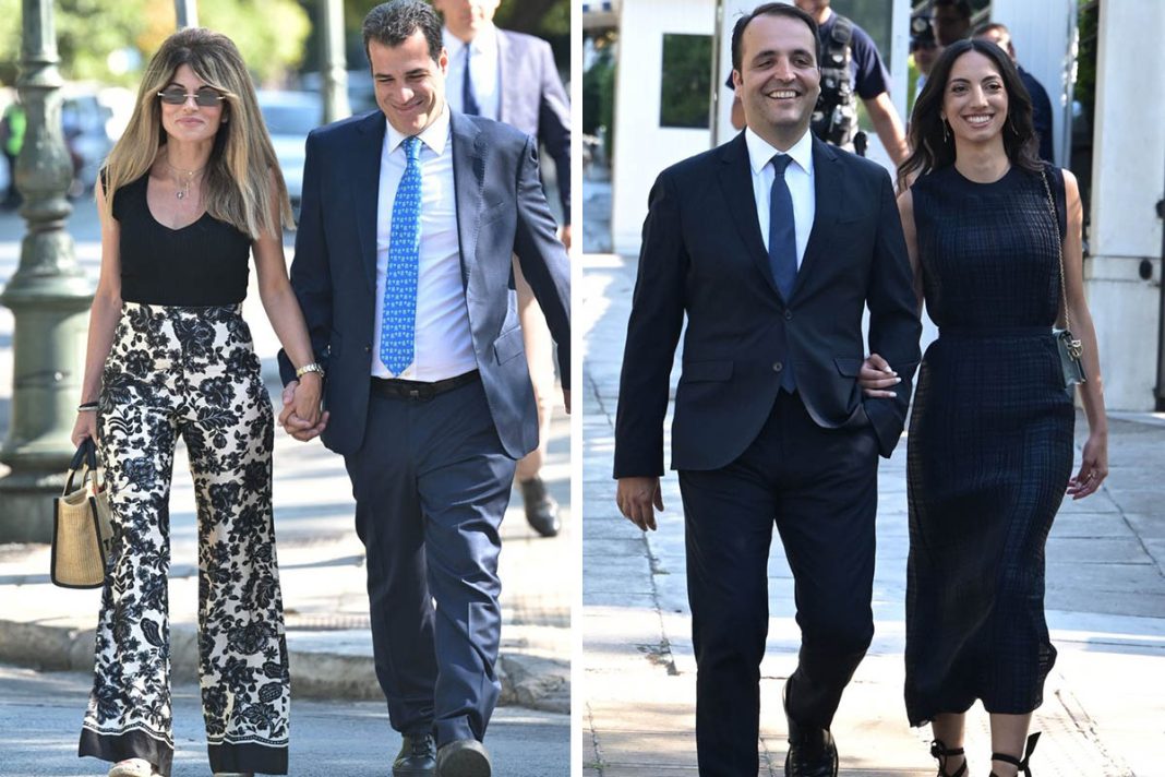 Χαμόγελα ευτυχίας στην ορκωμοσία των νέων υπουργών που πήραν τις θέσεις λόγω... ΟΠΕΚΕΠΕ