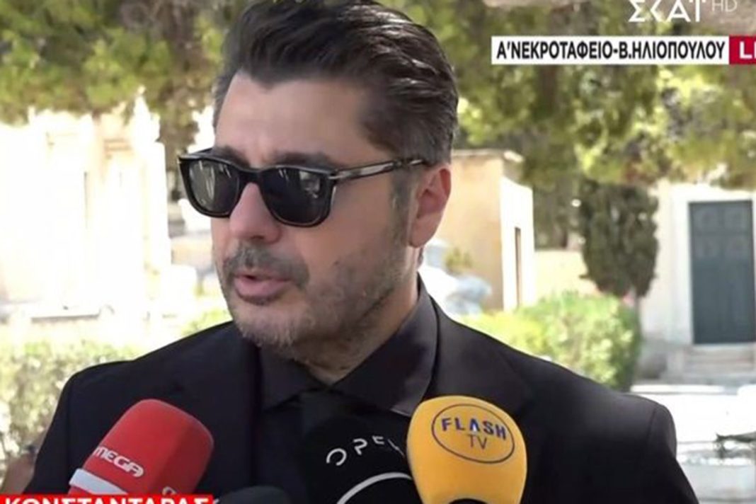 Οι πρώτες δηλώσεις του Λάμπρου Κωνσταντάρα μετά την κηδεία του πατέρα του