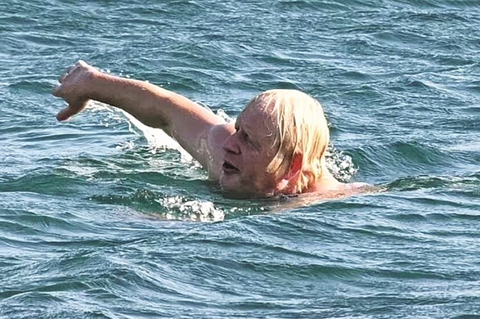 Διακοπές στην Εύβοια για τον Μπόρις Τζόνσον
