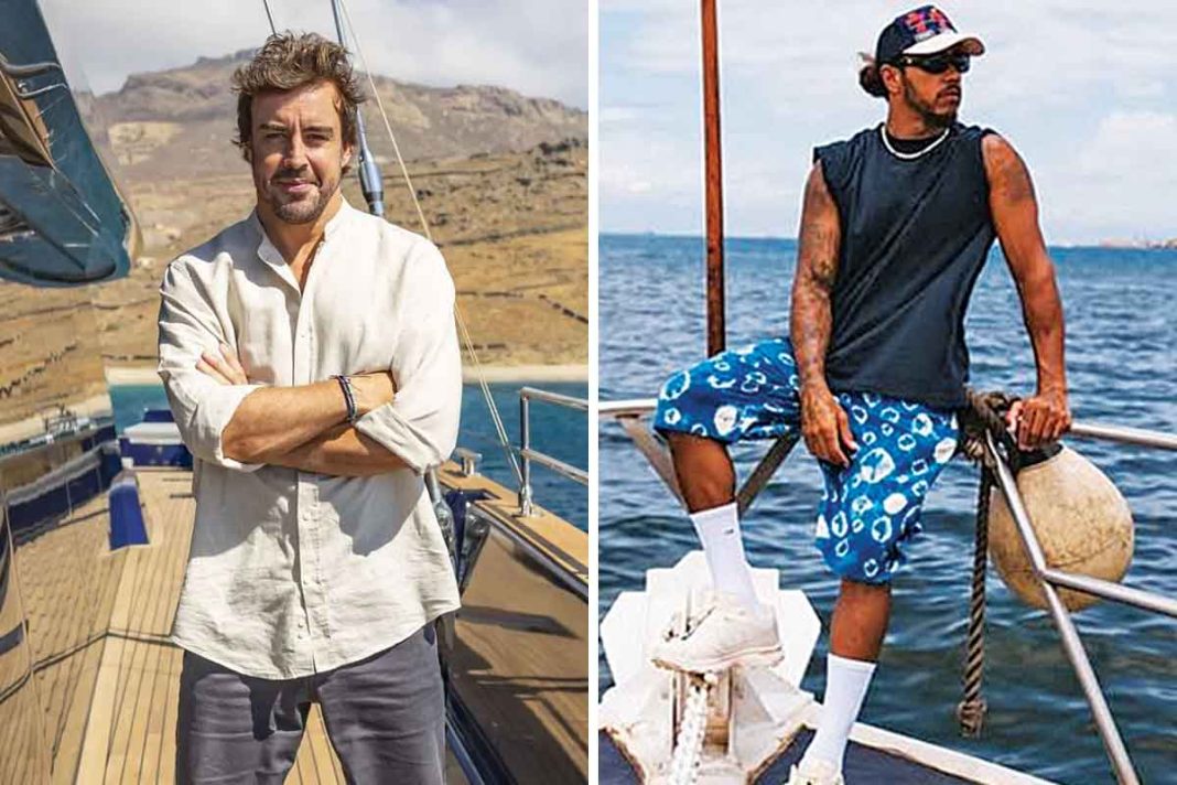 Οι super stars της Formula 1 δίνουν μάχη για το ποιος έχει τη μεγαλύτερη θαλαμηγό