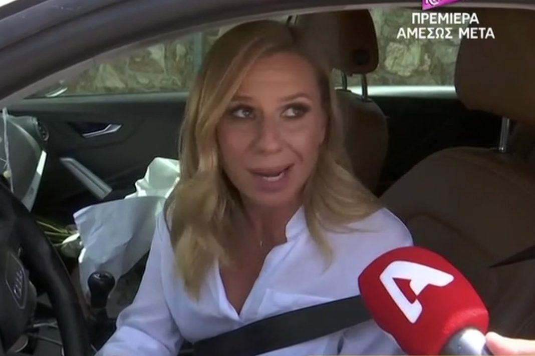 Ενοχλημένη η Καραβάτου με ερώτηση δημοσιογράφου: «Γιατί μου το ρωτάτε αυτό;»