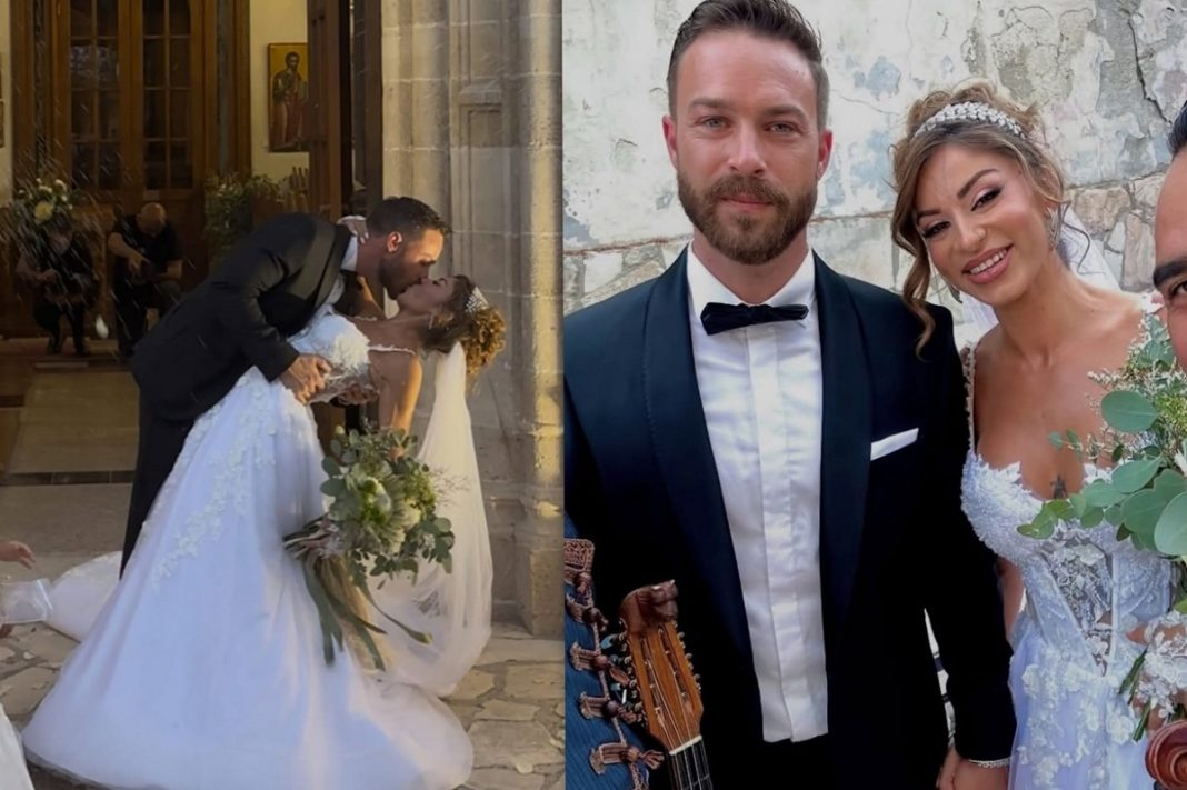 Λαμπερός γάμος για τον Στέφανο Μιχαήλ και τη Νάταλι Κάρτερ
