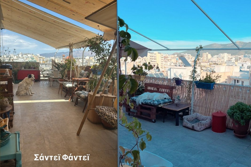 Πρωταγωνιστής του «Grand Hotel» απολαμβάνει αυτή τη μεγάλη βεράντα στο σπίτι του