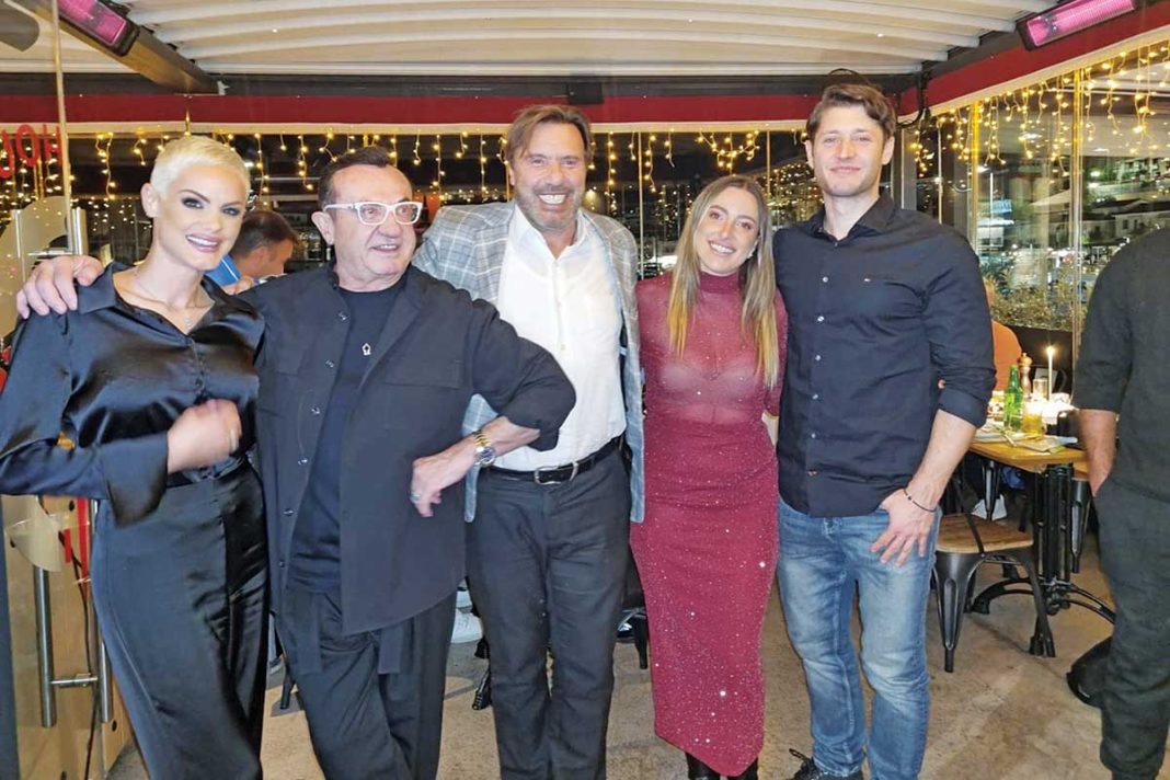 Φαγητό μετά μουσικής για Ελληνες celebrities