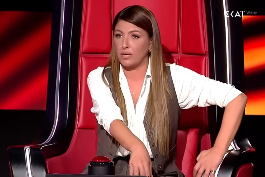 Η συγκίνηση της Έλενας Παπαρίζου στο «The Voice»